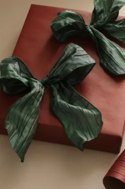 Outlet Home Bånd Crushente Bow 2-pak Gavepapir & Tilbehør