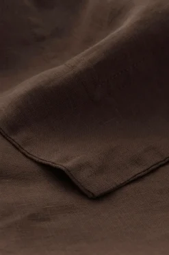Clearance Home Dug Malva i 100% hør 140x140 cm Borddækning & Servering|Bordtekstiler