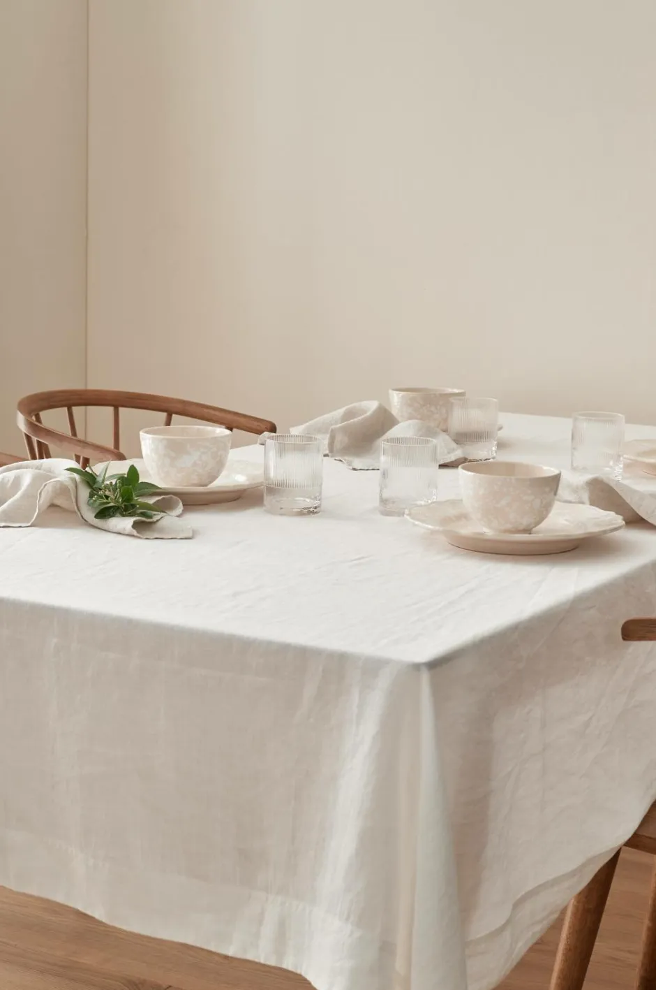 New Home Dug Malva i 100% hør Borddækning & Servering|Bordtekstiler