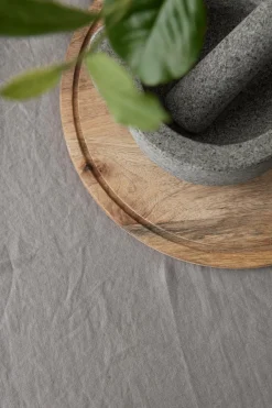 Ellos Home Dug Malva i 100% hør 140x140 cm^ Borddækning & Servering|Bordtekstiler