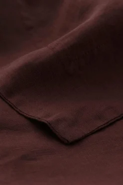 Outlet Home Dug Malva i 100% hør 140x140 cm Borddækning & Servering|Bordtekstiler