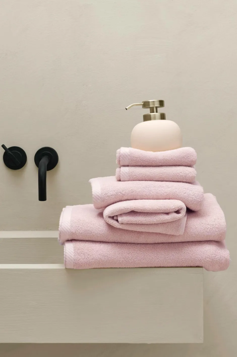 Discount Home Frottésæt Elise i 6 dele Badeværelsestekstiler