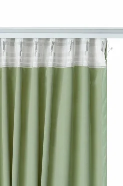 Clearance Home Gardinlængde med multibånd Nora i velour, 2-pak Persienner|Velourgardiner