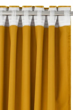 Home Gardinlængde med multibånd Nora i velour, 2-pak Velourgardiner