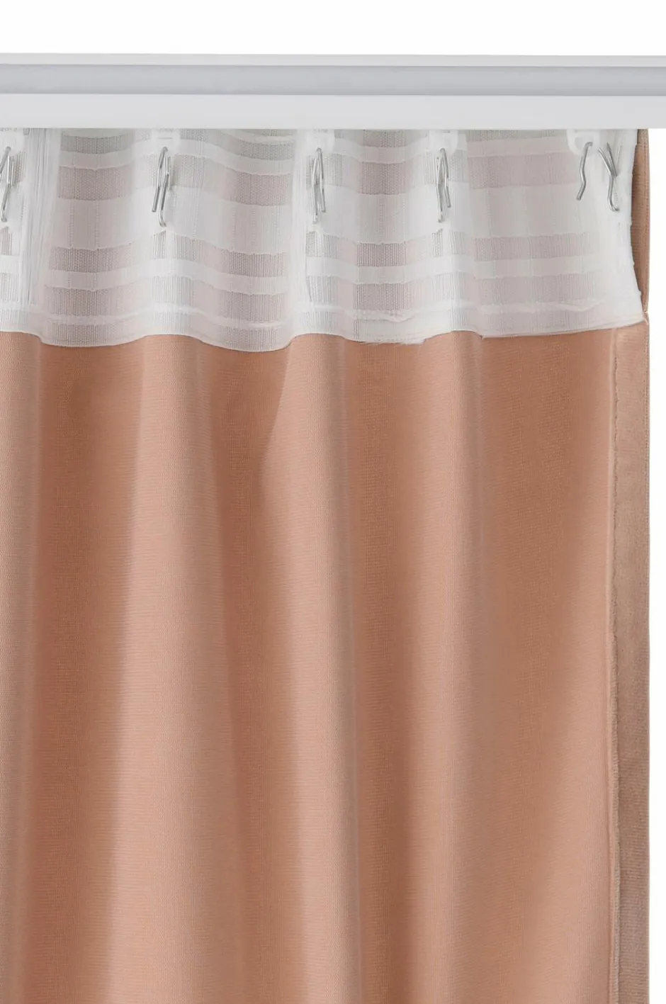 Clearance Home Gardinlængde med multibånd Nora i velour, 2-pak Velourgardiner