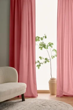 Ellos Home Gardinlængde med multibånd Nora i velour, 2-pak^ Velourgardiner