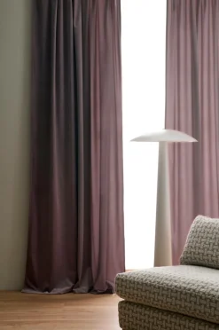 Clearance Home Gardinlængde med multibånd Nora i velour, 2-pak Velourgardiner|Gardinlængder Med Rynkebånd