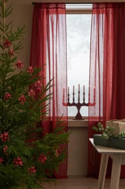 Clearance Home Kanallængde Lara 2-pak Julegardiner|Persienner