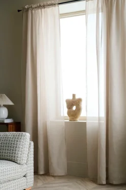 Discount Home Kanallængde Lara 2-pak Julegardiner|Gardinlængder Med Løbegang