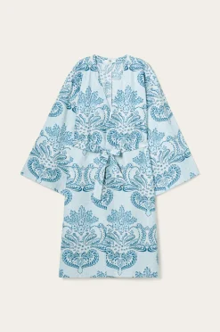 Ellos Home Kimono Juliett Medallion i vasket bomuld^ Homewear
