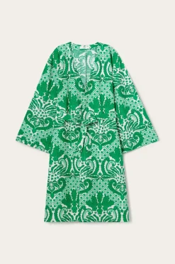 Outlet Home Kimono Juliett Medallion i vasket bomuld Homewear