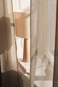 Ellos Home KIRA skræddersyet gennemsigtigt gardin^ Gardiner Efter Mål