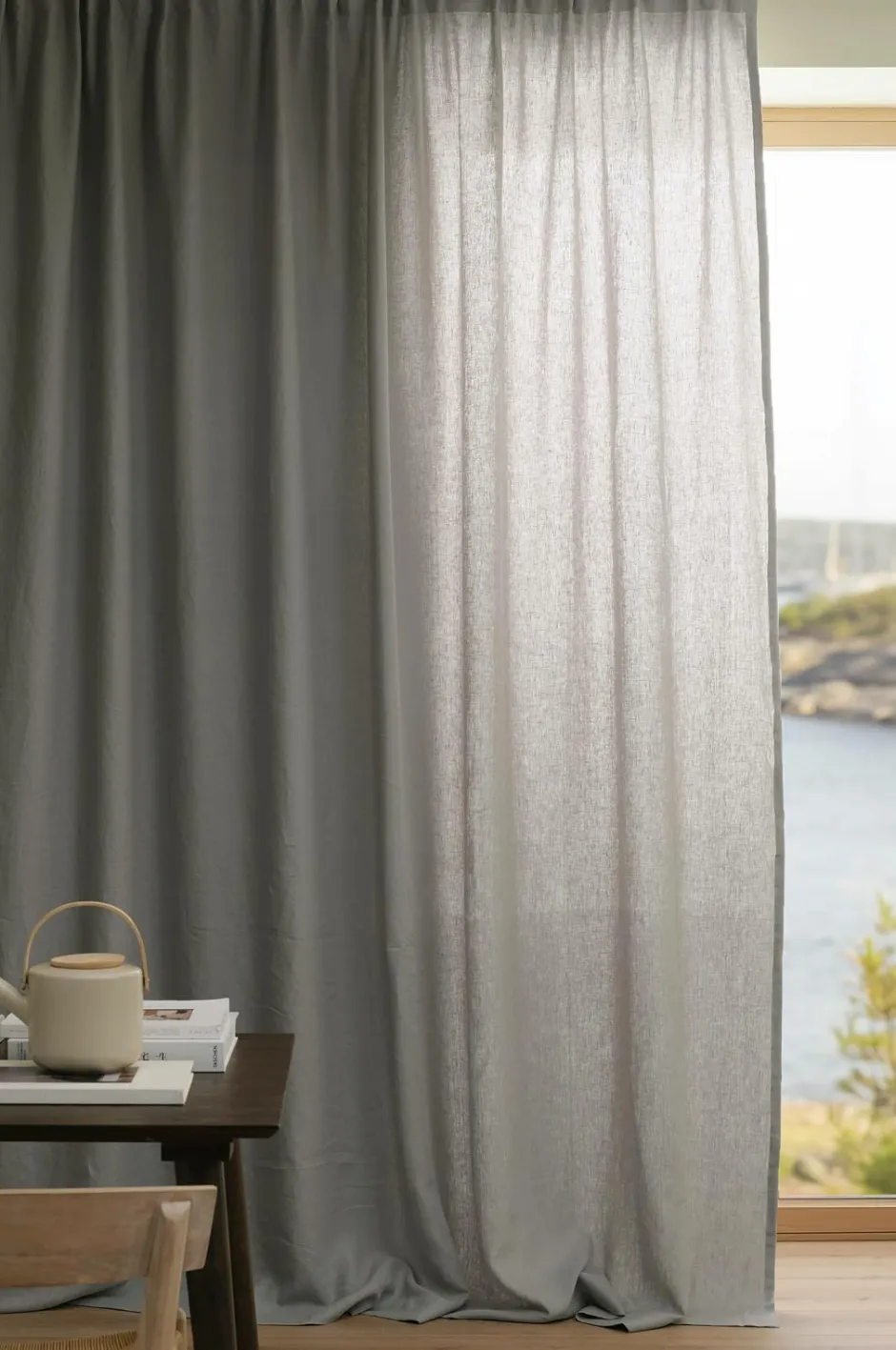 Sale Home LEAH skræddersyet linnedgardin Gardiner Efter Mål