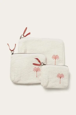 Online Home Makeup taske / toilettaske Candela Peached Makeup-Tasker|Homewear