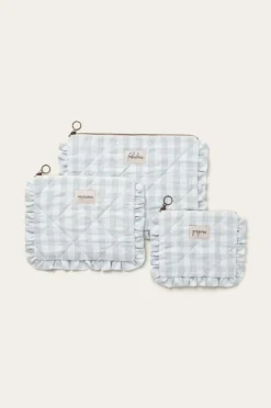 Ellos Home Makeup taske / toilettaske Dorene Check^ Makeup-Tasker|Homewear
