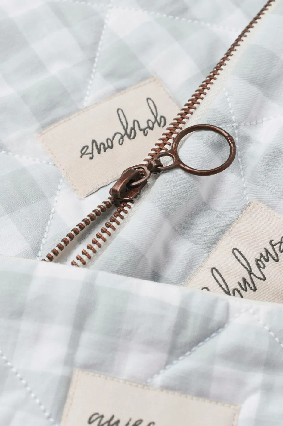Ellos Home Makeup taske / toilettaske Dorene Check^ Makeup-Tasker|Homewear