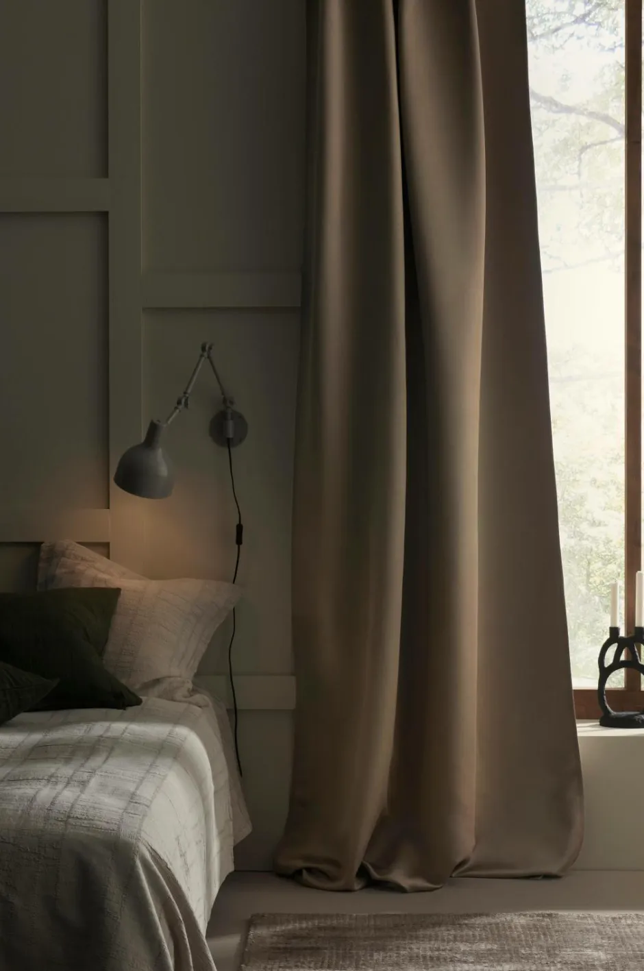 Ellos Home Mørklægningsgardin Smooth 1 stk^ Mørklægningsgardiner