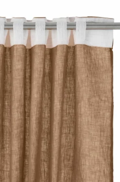Best Home Multibåndslængde Malva Wide ekstra bred, 1 stk. i 100% hør Hørgardiner
