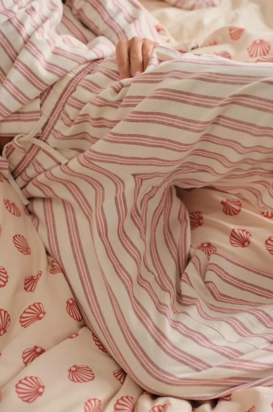 Sale Home Natbukser Valerie Thin Stripe Homewear