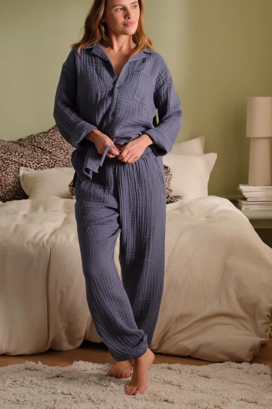 Discount Home Natbukser Candela 4-layer Homewear