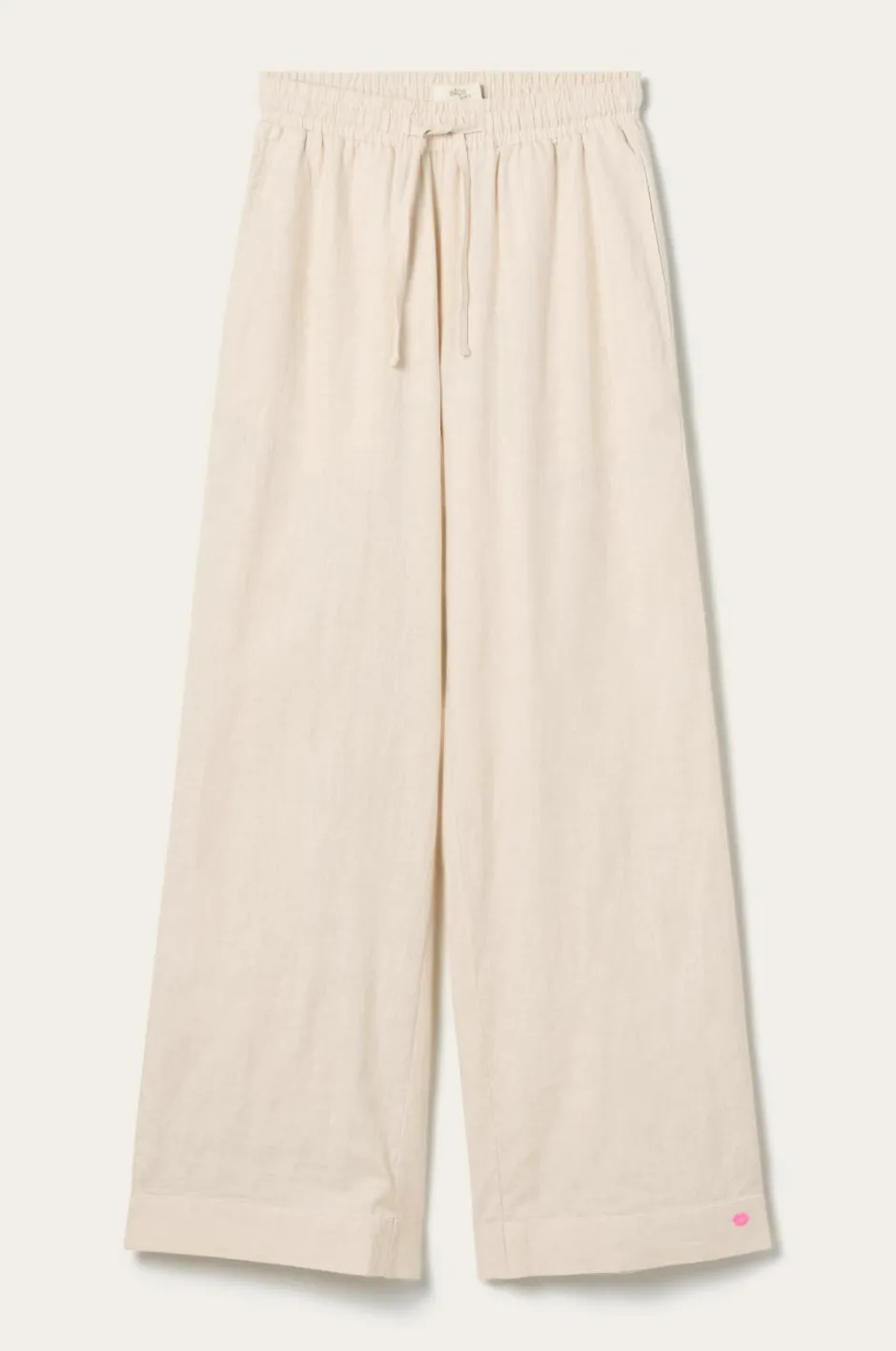 Home Natbukser Pyjama Pant Elly i genanvendt halvlinned Homewear