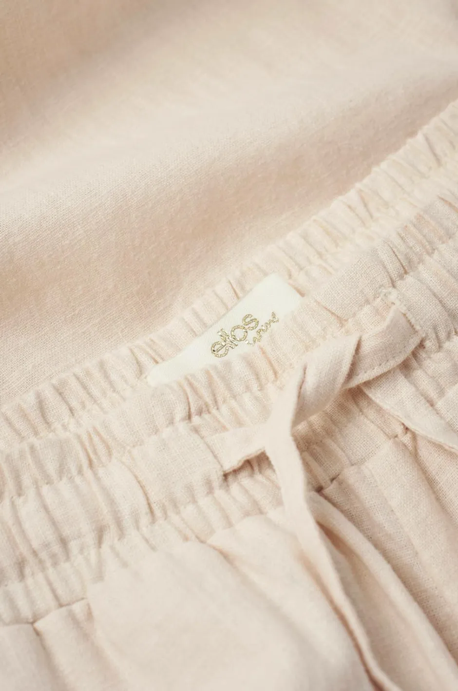 Home Natbukser Pyjama Pant Elly i genanvendt halvlinned Homewear