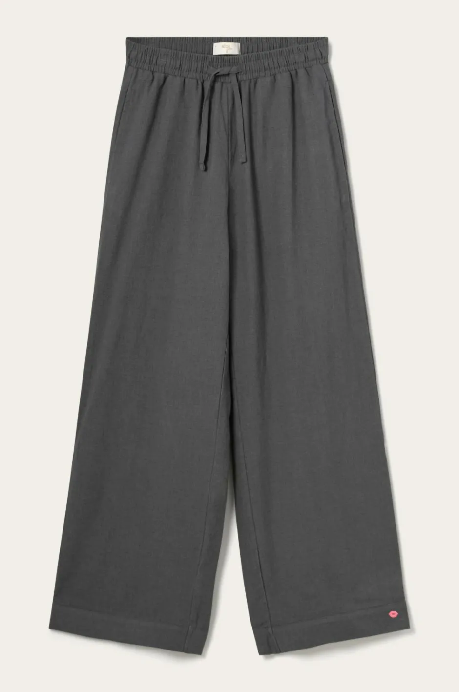 Hot Home Natbukser Pyjama Pant Elly i genanvendt halvlinned Homewear