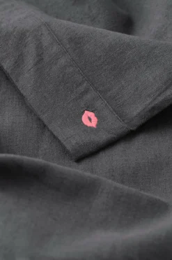 Hot Home Natbukser Pyjama Pant Elly i genanvendt halvlinned Homewear