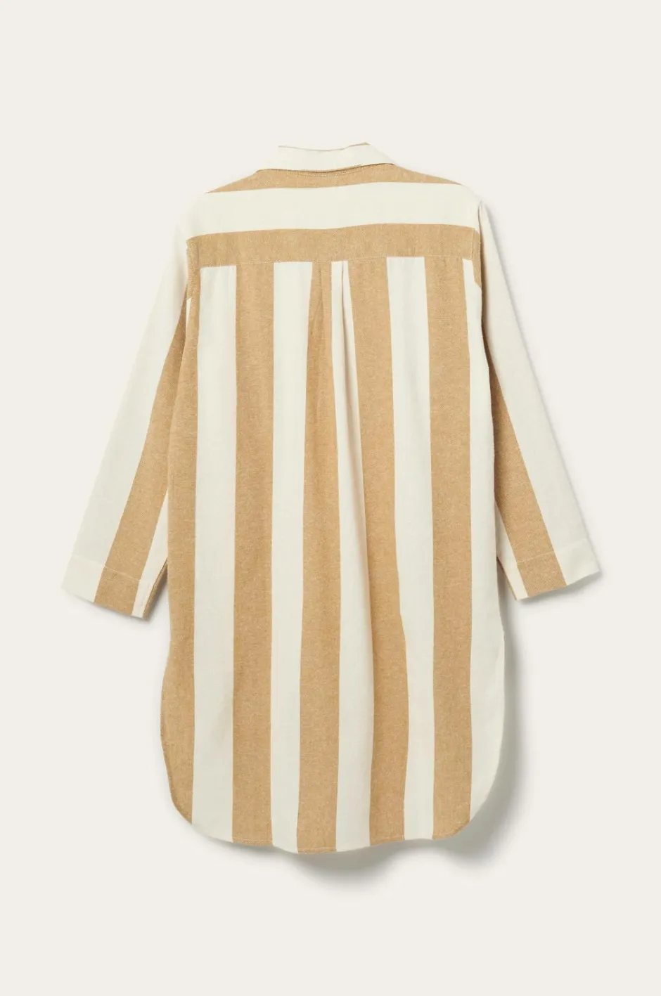 Ellos Home Natskjorte Valerie Block Stripe i bomuldsflonel^ Homewear