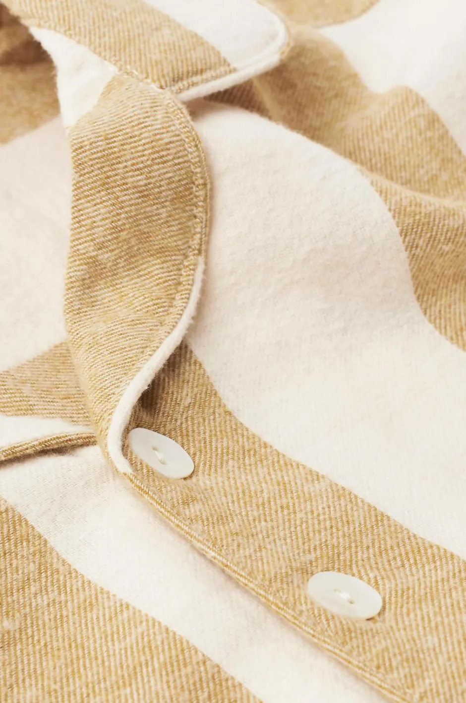 Ellos Home Natskjorte Valerie Block Stripe i bomuldsflonel^ Homewear