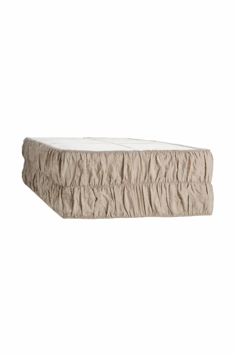 Ellos Home Polstring af seng Candice Elastic 40 cm i hør^ Sengekapper
