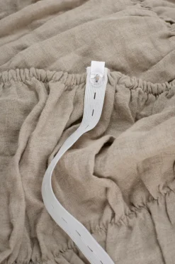 Ellos Home Polstring af seng Candice Elastic 40 cm i hør^ Sengekapper