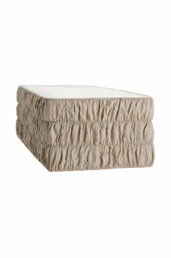 Ellos Home Polstring af seng Candice Elastic 60 cm i hør^ Sengekapper