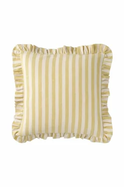 Discount Home Pudebetræk Elly Classic Stripe i genanvendt halvlinned Pyntepuder & Betræk