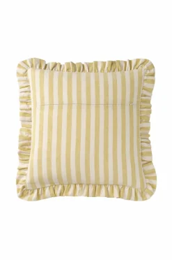 Discount Home Pudebetræk Elly Classic Stripe i genanvendt halvlinned Pyntepuder & Betræk