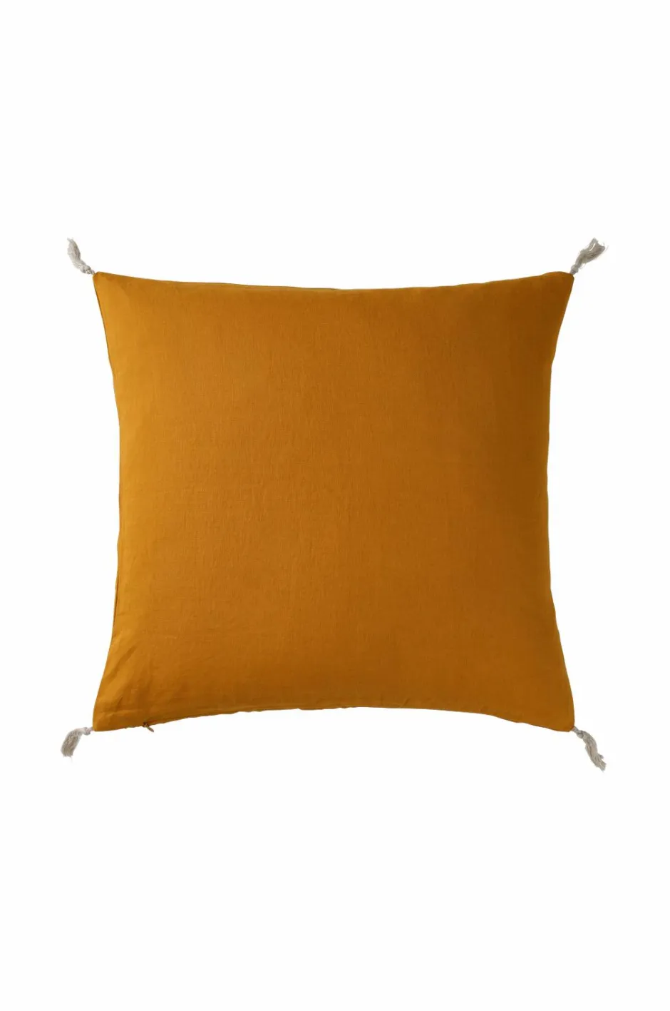 Ellos Home Pudebetræk Candice Tassel af vasket hør, 50x50 cm^ Pyntepuder & Betræk