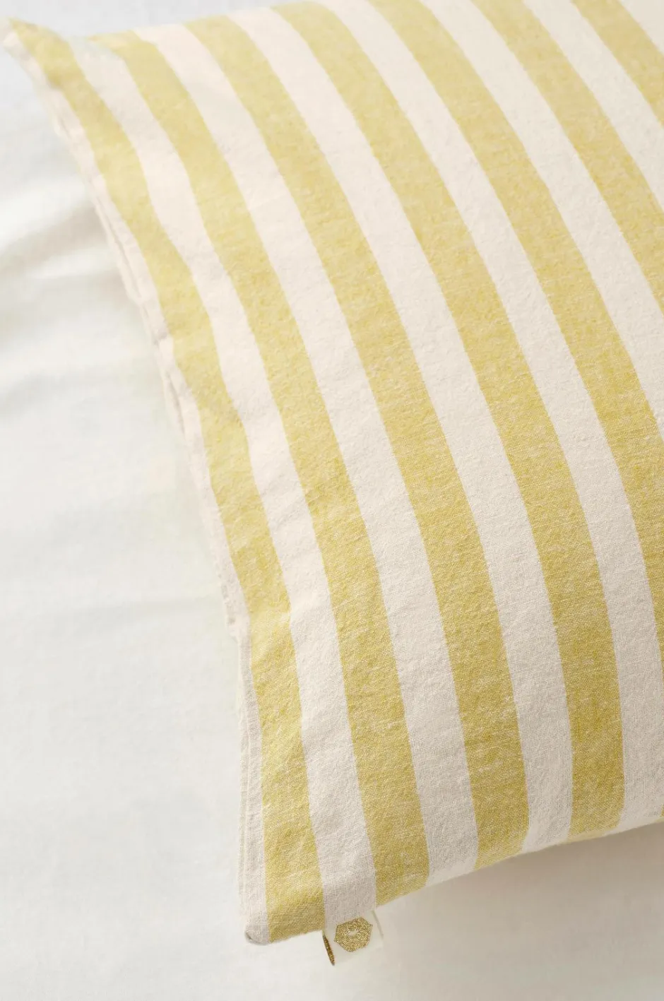 Home Pudebetræk Elly Classic Stripe i genanvendt halvlinned Pudebetræk