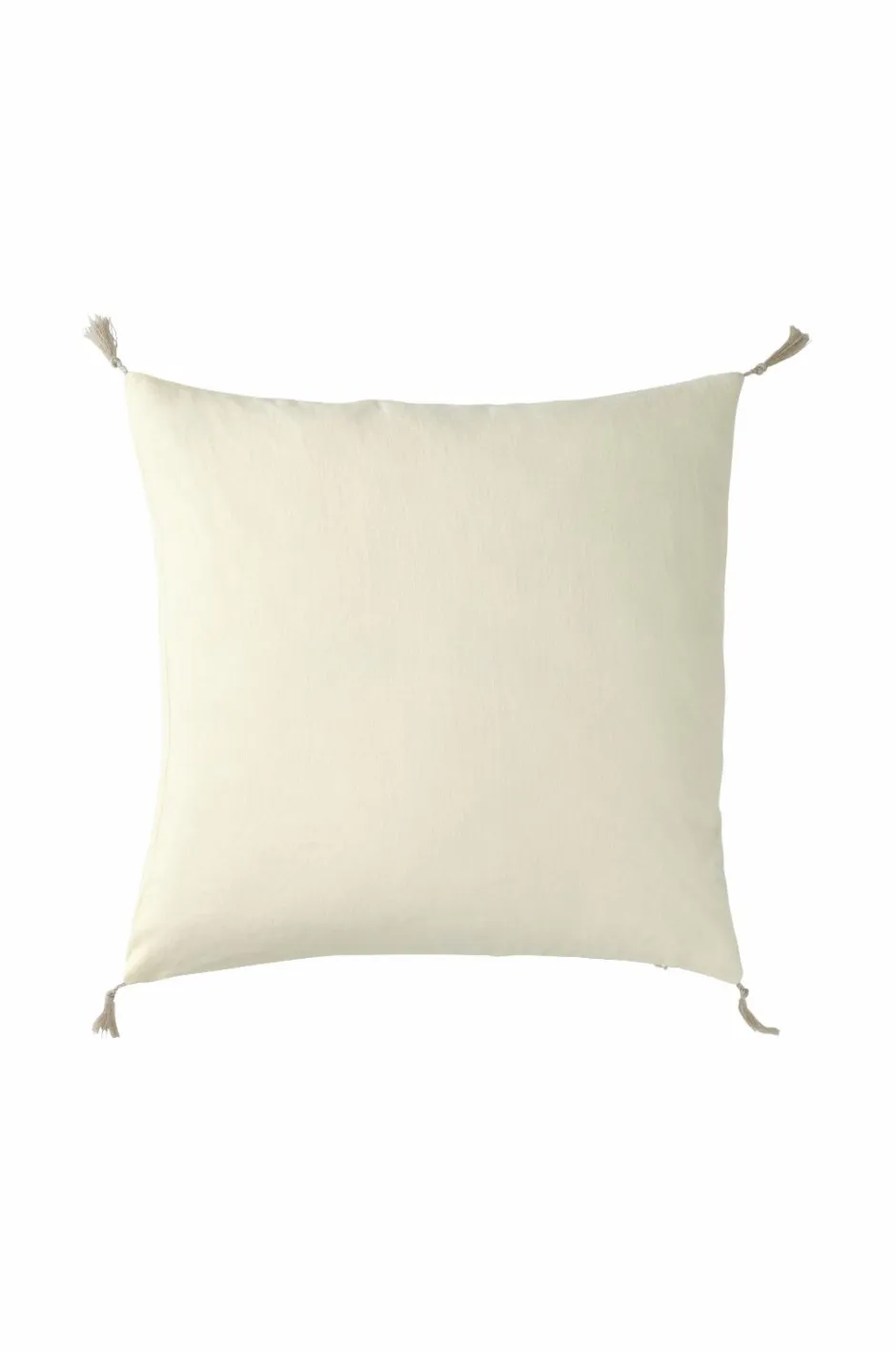 Ellos Home Pudebetræk Candice Tassel af vasket hør, 50x50 cm^ Pyntepuder & Betræk