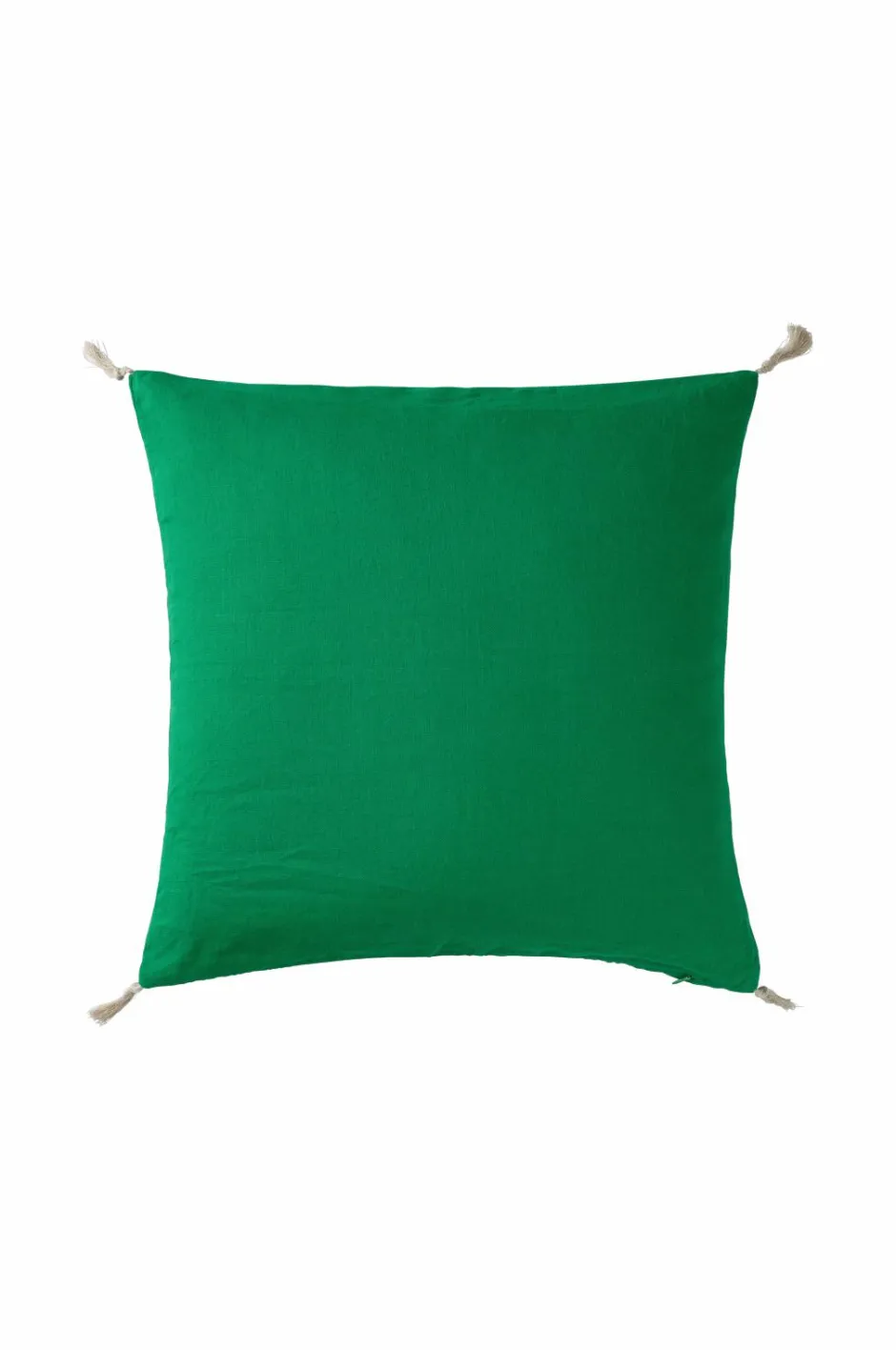 Home Pudebetræk Candice Tassel af vasket hør, 50x50 cm Pyntepuder & Betræk