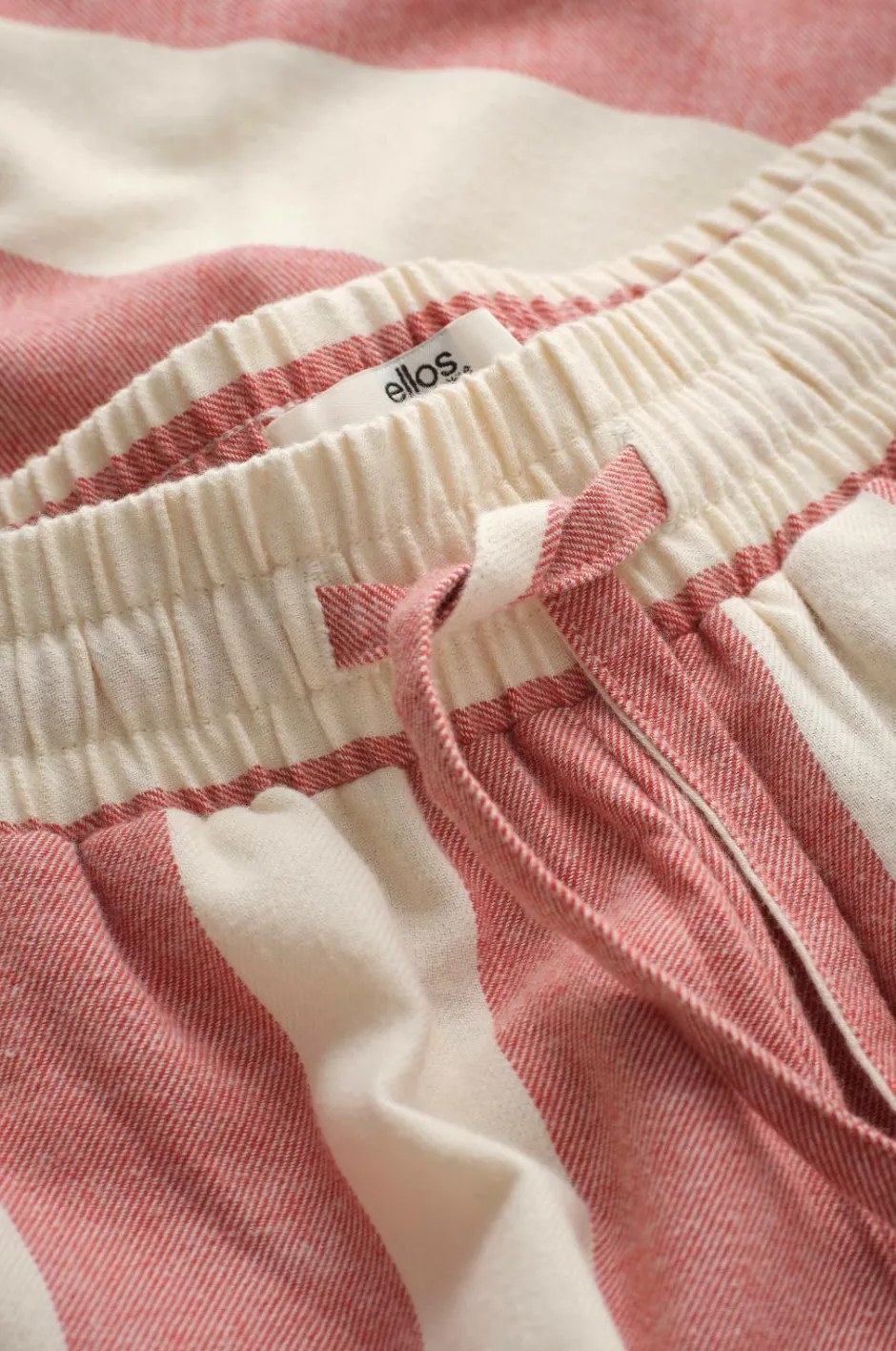 Ellos Home Pyjamasbukser Valerie Block Stripe i bomuldsflonel^ Homewear