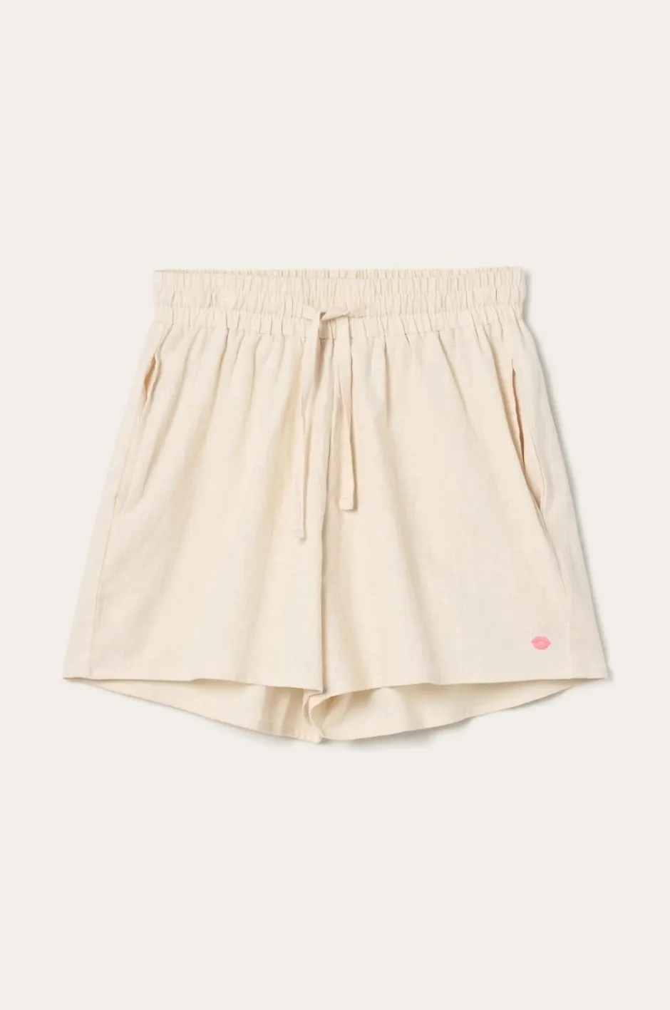 Discount Home Pyjamasshorts Elly i genanvendt halvlinned Homewear