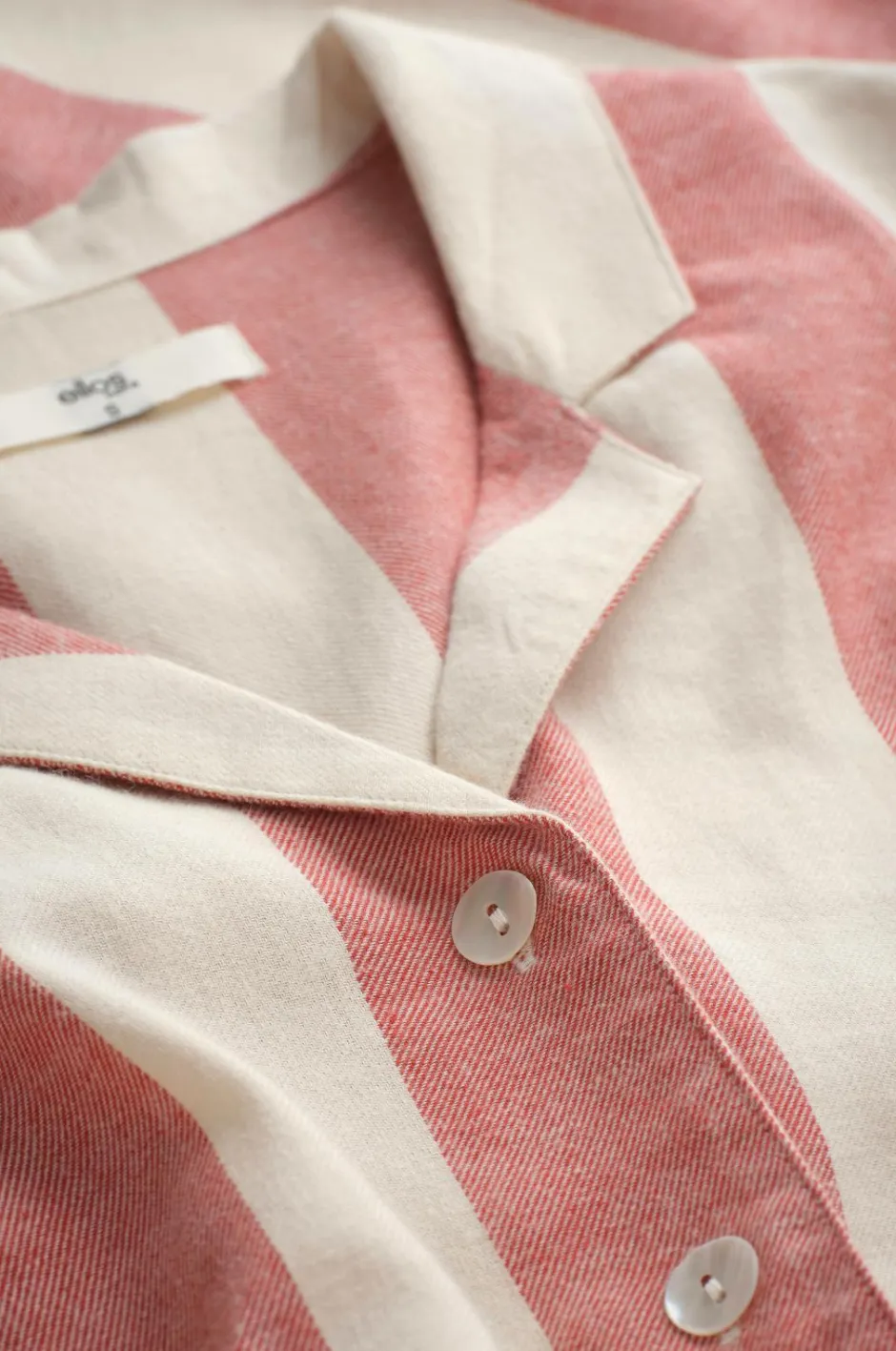 Home Pyjamasskjorte Valerie Block Stripe Long Sleeve Homewear