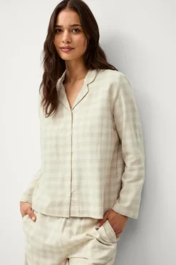 Ellos Home Pyjamasskjorte Valerie Small Check^ Homewear