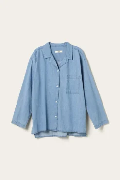 Ellos Home Pyjamasskjorte Denim^ Homewear