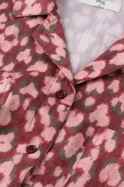 Ellos Home Pyjamasskjorte Pyjamas Shirt Candela Leo^ Homewear
