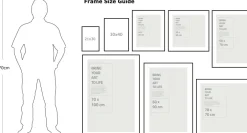 Ellos Home Ramme Stilren med plexiglas.^ Posters & Billeder