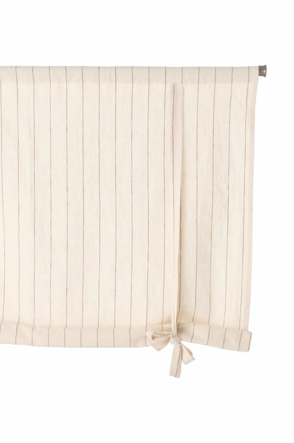 Hot Home Roll up-gardin Elly Thin Stripe Rollup i genanvendt halvlinned Gardinkapper
