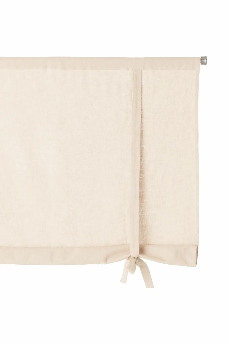 Ellos Home Roll up-gardin Elly i genanvendt halvlinned^ Gardinkapper