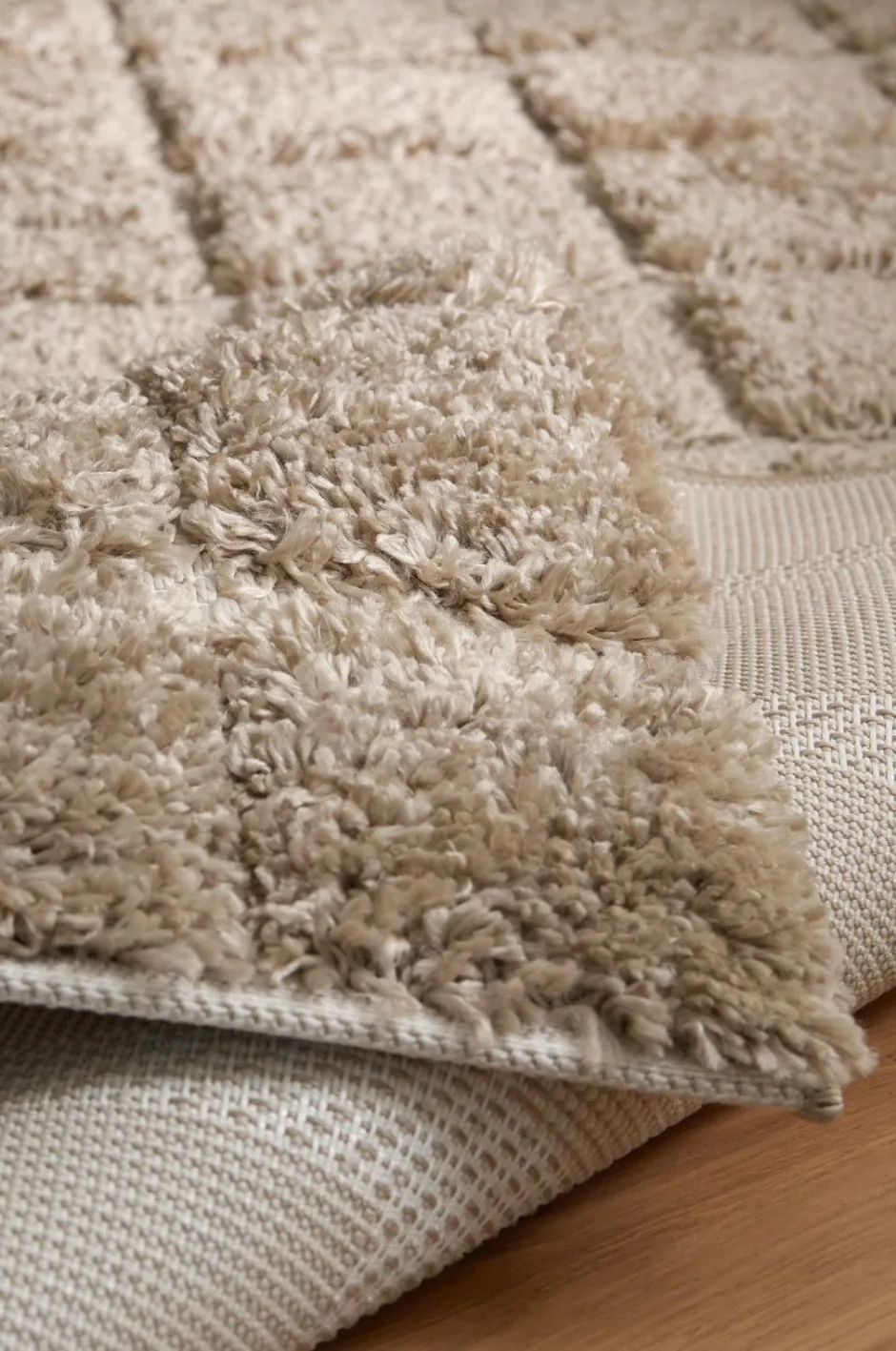 Ellos Home Ryatæppe Alba Check Shaggycarpet^ Luv- & Ryatæpper