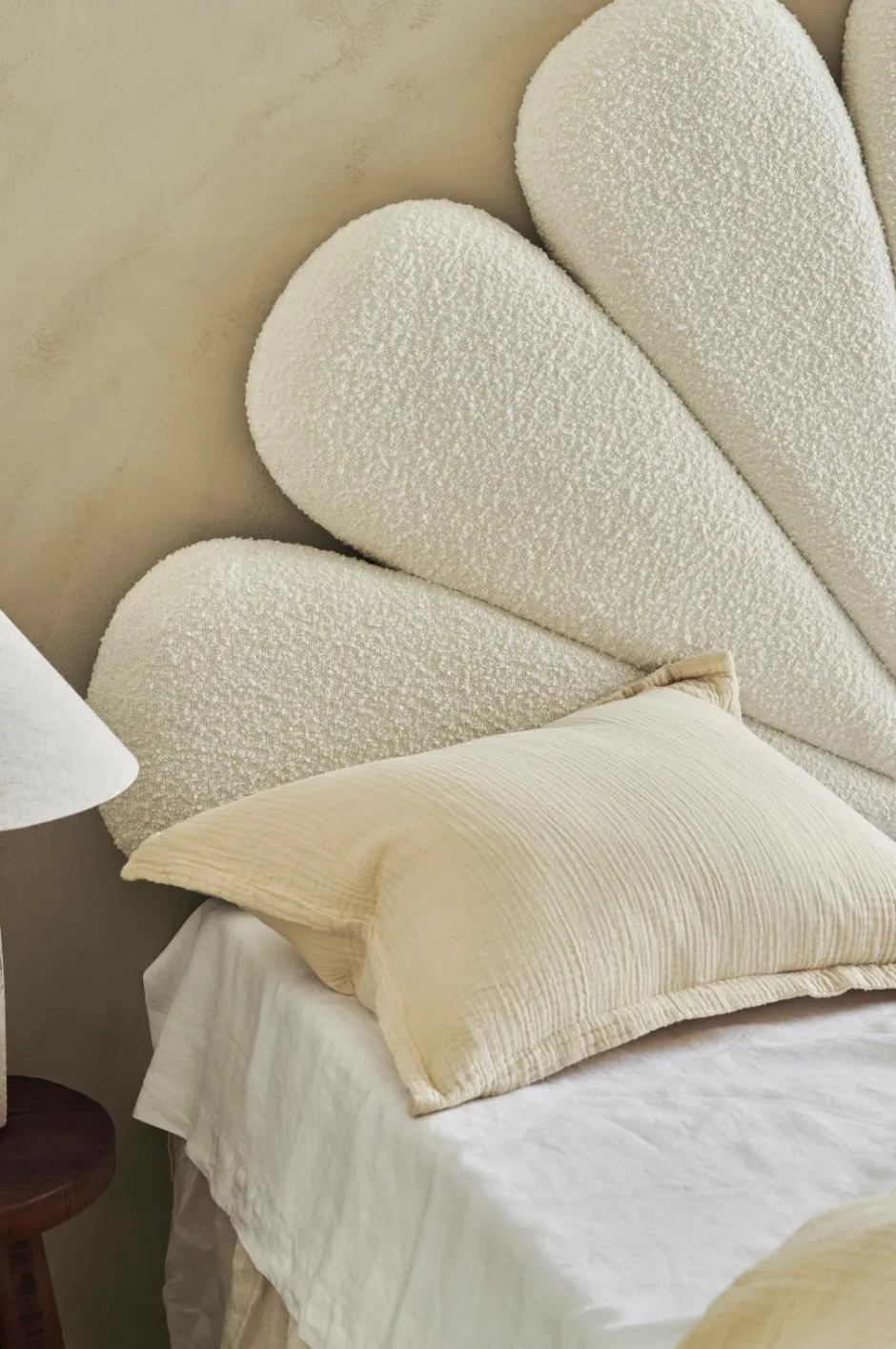 Home Sengegavl Flora Bouclé 180 cm Senge & Madrasser